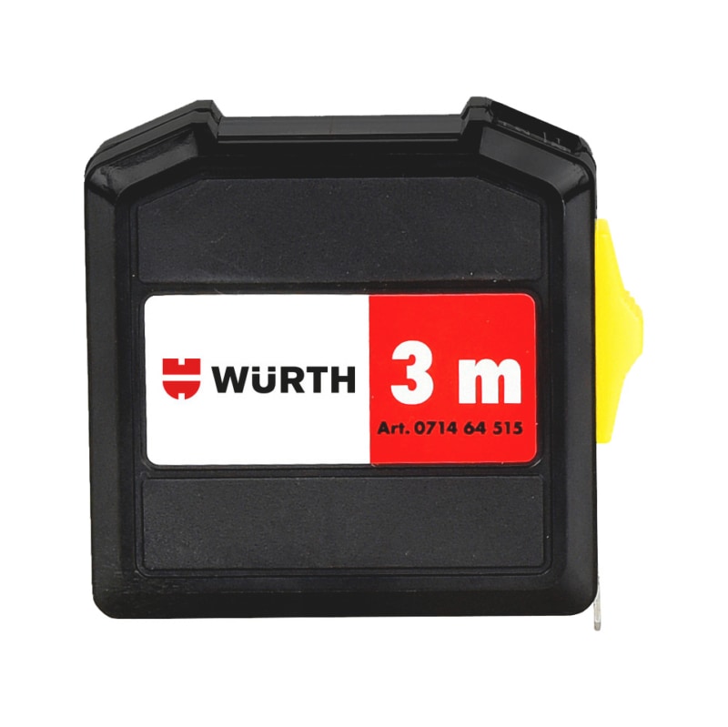 Mètre-ruban de poche avec fenêtre de lecture - 3m