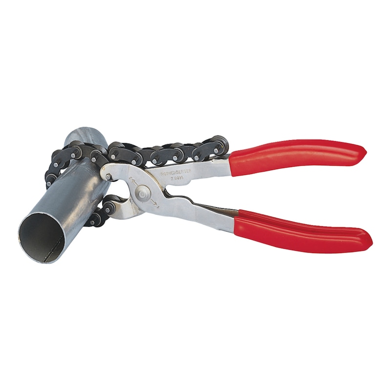 Pince coupe-tubes à chaîne pour pots d'échappement