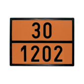 Placas ADR con números fijos