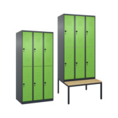 Doppelstöckige Spinde