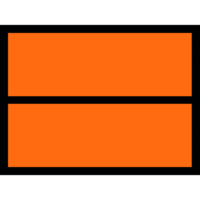 NEUTRAL ADR PVC STICKER WITH MIDDLE STRIP