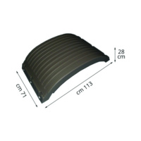 TOP GUARD BUMPER REAR WITH 6 TIE RODS