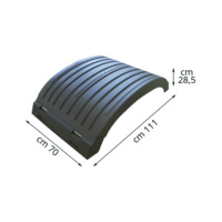 PROTECTOR SUPERIOR DE GUARDABARROS TRASERO BAJO CON 4 TIRANTES