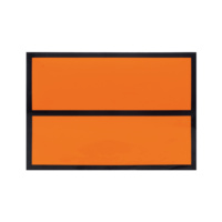 PEGATINA DE PVC ADR NEUTRA CON TIRA CENTRAL