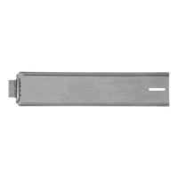 SOPORTE PARA MATRÍCULA TRASERA DE ACERO INOXIDABLE