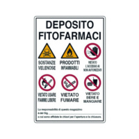 SEÑALIZACIÓN DE ALMACENAMIENTO DE PRODUCTOS DE PROTECCIÓN DE PLANTAS
