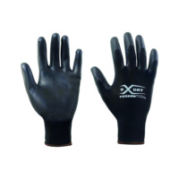BLACK POLYURETHANE GLOVES
