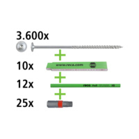 Holzbauschrauben Tellerkopf Ø 6 mm / Großpackage