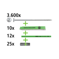 Holzbauschrauben Tellerkopf Ø 8 mm / Großpackage