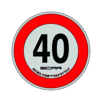 SEÑALES DE VELOCIDAD PARA VEHÍCULOS HOMOLOGADOS - 40