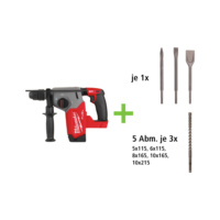 Power Set HaBo+Meißel SDSplus+Bohrhammer Milwaukee