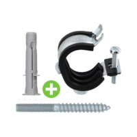 Rohrschelle Qmatic 3/4" inkl. Montagezubeh&ouml;r - Aktionspaket