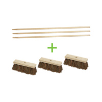 Straßenbesen Piassava 40cm flach Package