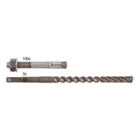 BZ3 M10x90 Edelstahl A4+ x-twin ultra Hammerbohrer Aktionspaket