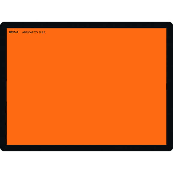GENERIC INOX PANEL - GENERIC NEUTRAL FIXED INOX WARNING PLATE