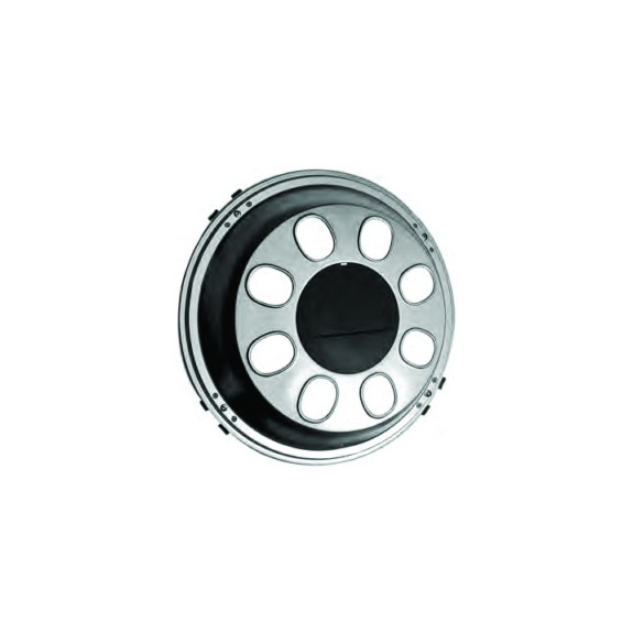  - TAPA DE RUEDA DE ACERO INOXIDABLE TRASERA