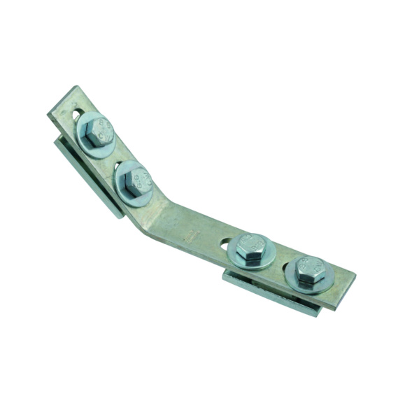 Winkel recamo  verzinkt, vormontiert - recamo Winkel Typ 38/40 und 40/60 verzinkt und vormontiert 90x90mm 45&deg;
