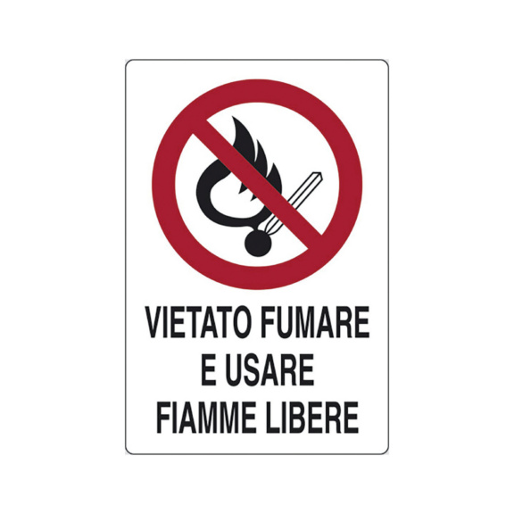 SE&Ntilde;AL DE PROHIBIDO FUMAR O USAR LLAMAS ABIERTAS - SE&Ntilde;AL DE PROHIBIDO FUMAR O USAR LLAMAS ABIERTAS 50X35