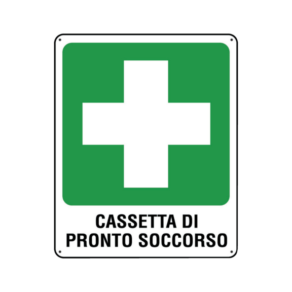FIRST AID BOX SIGN - FIRST AID BOX SIGN 30X202