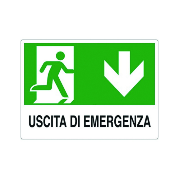 EMERGENCY EXIT SIGN - EMERGENCY EXIT SIGN 30x20