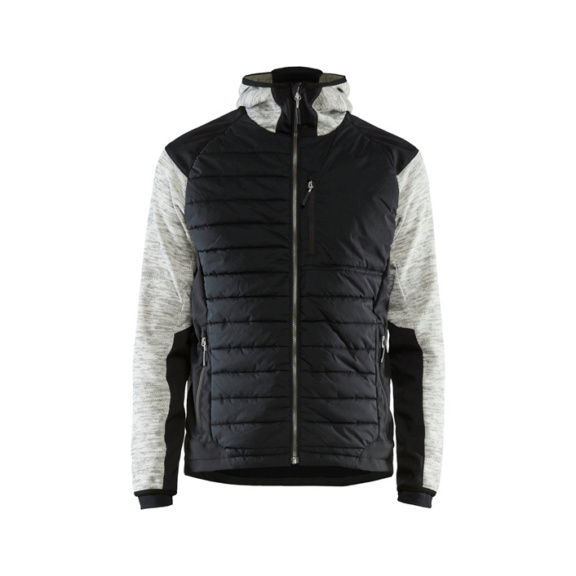 Hybrid Jacke 5930 2117 - Hybrid Jacke Grau Melange/Schwarz 5930 2117 9099 S