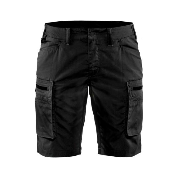 Damen Kurze Hose Stretch Service 7149 1845 - Damen Service Shorts Stretch Schwarz 7149 1845 9900 C40
