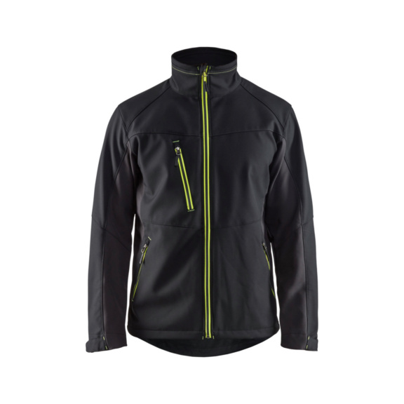 Chaqueta de softshell 4950 2516 - Chaqueta de softshell Negro/Amarillo 4950 2516 9933 S