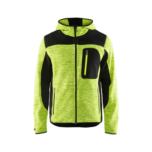 Chaqueta de punto 4930 2117 - Chaqueta de punto Amarillo/Negro 4930 2117 3399 XXXL