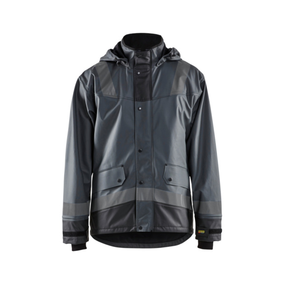 Chaqueta impermeable retardante llama N2 4322 2003 - Chaqueta impermeable retardante llama N.2 Gris oscuro/negro 4322 2003 9899 4XL