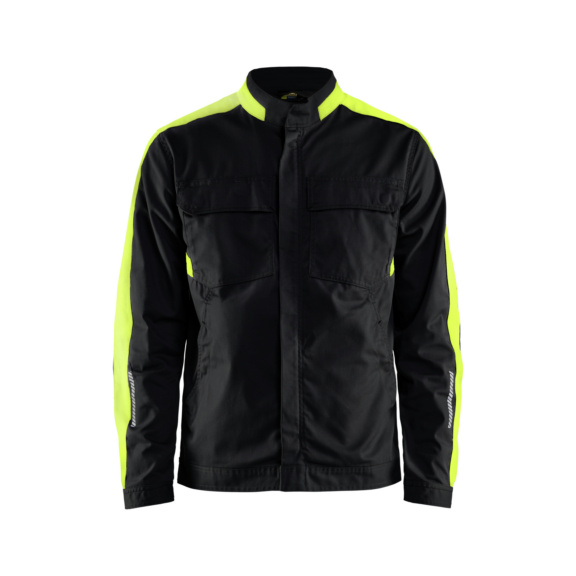 Jacke Stretch Industrie 4444 1832 - Industrie Jacke Stretch Schwarz/Gelb 4444 1832 9933 M