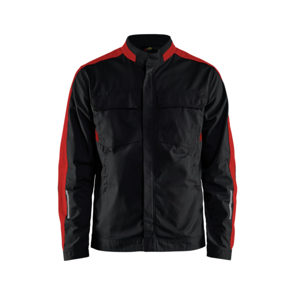 Jacke Stretch Industrie 4444 1832 - Industrie Jacke Stretch Schwarz/Rot 4444 1832 9956 4XL