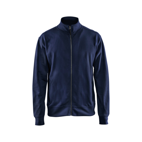 Sudadera con cremallera completa 3371 1158 - Sudadera con cremallera completa Azul marino 3371 1158 8900 XS
