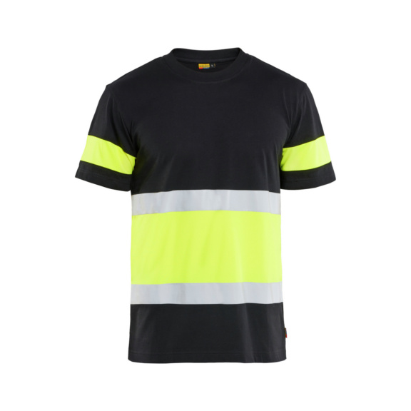 Camiseta de alta visibilidad 3387 1030 - Camiseta de alta visibilidad Negro/Amarillo 3387 1030 9933 S