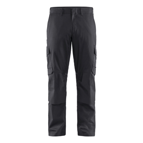 Bundhose Industrie Stretch m Kniepol.ta. 1448 1832 - Ind. Arbeitshose Stretch m. Kniepolstert. m.telgrau/Schw. 1448 1832 9699 D104