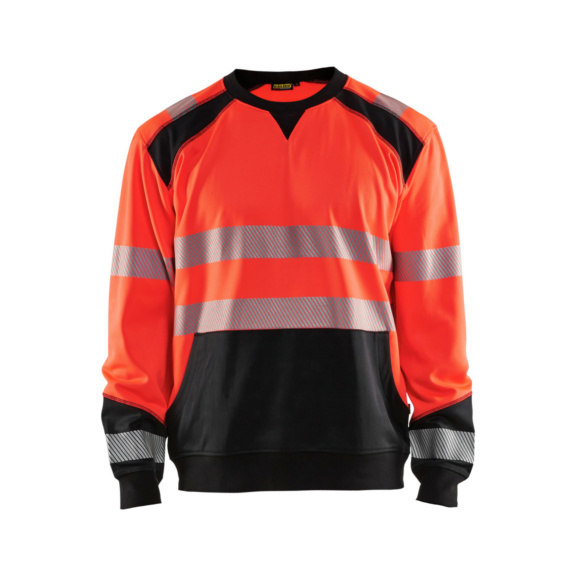 Sudadera de alta visibilidad 3541 2528 - Sudadera de alta visibilidad Rojo/negro 3541 2528 5599 XS
