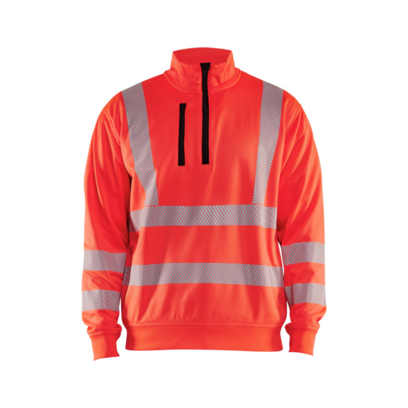 Sudadera HV media cremallera 3564 2538 - Sudadera AV media cremallera Rojo AV 3564 2538 5500 XS