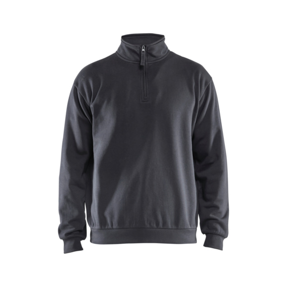 Sweatshirt Half-Zip 3587 1169 - Sweatshirt Half-zip Grau 3587 1169 9600 XXXL