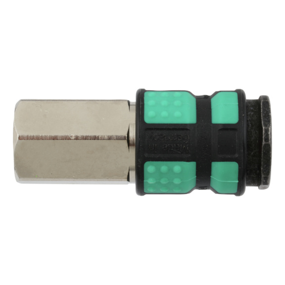 Raccord  femelle taraud&eacute; - Coupleur air comprim&eacute; femelle taraud&eacute; 1/4 gaz
