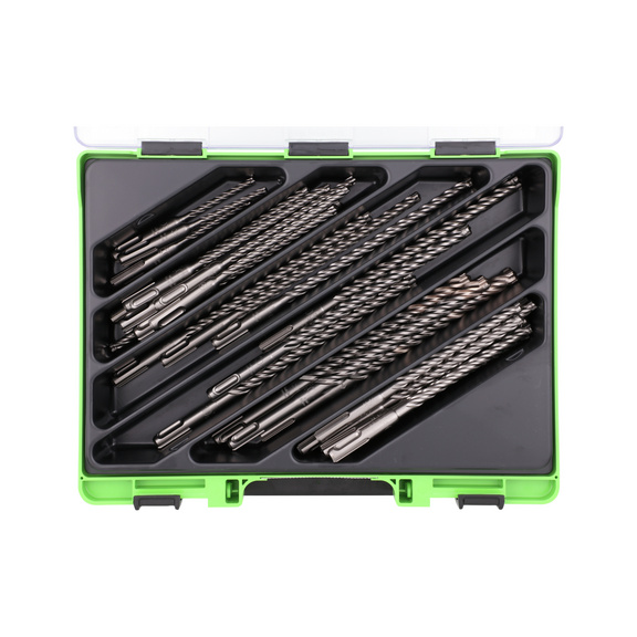 Surtido VISO de brocas pasamuros de percusión x-tron ultra - Surtido VISO de brocas pasamuros percusión x-tron ultra Ø 5 x 110 - 12 x 210 mm