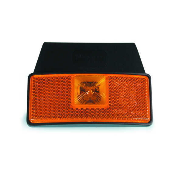 LUZ LATERAL LED C/REFLECTOR - LUZ LATERAL LED NARANJA C/ESCUADRA DE MONTAJE