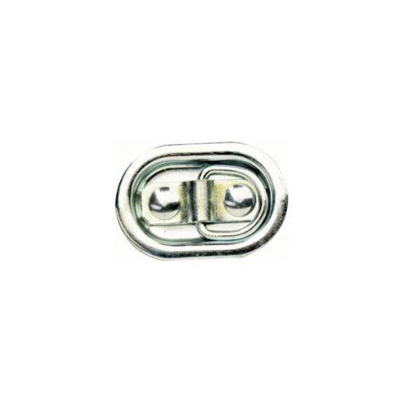 Gurtbefestigung Zurrmulde - Zurrmulde mit Ring/Lasche 105x70 mm