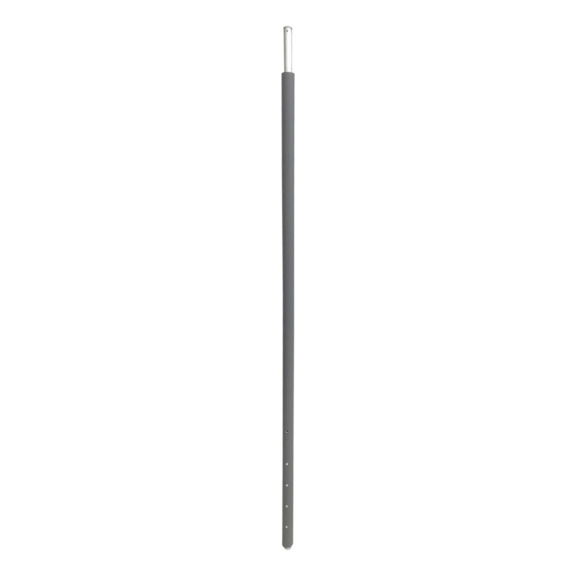 Spannstangen, k&uuml;rzbar mit PVC-&Uuml;berzug - Alu Spannstange, Einsatz bis 2650 mm k&uuml;rzb, Endzapfen-Ausf&uuml;hrung