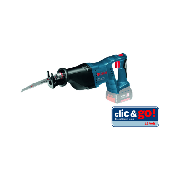 Akku-Säbelsäge 18V BOSCH GSA 18V-LI - BOSCH GSA 18 V-LI Sologerät in L-Boxx Orgnr.060164J007