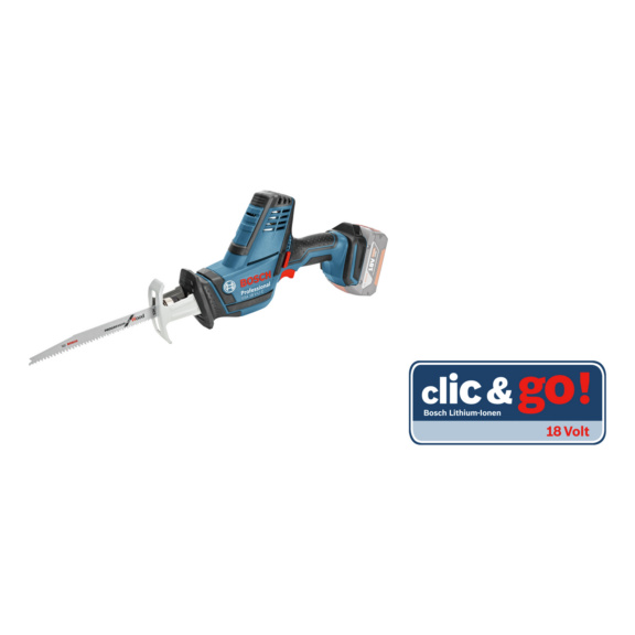 Akku-Säbelsäge 18V BOSCH GSA 18V-LI C - BOSCH GSA 18 V-LI C Säbelsäge solo in L-Boxx Orgnr.06016A5001