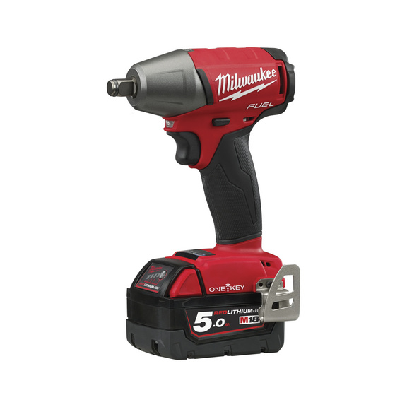 Akku-Schlagschrauber 18V 1/2"-Antrieb Milwaukee - Milwaukee M18ONEIWF12-502X Akku-Schlagschrauber 1/2" 4-kant 300Nm 4933451374