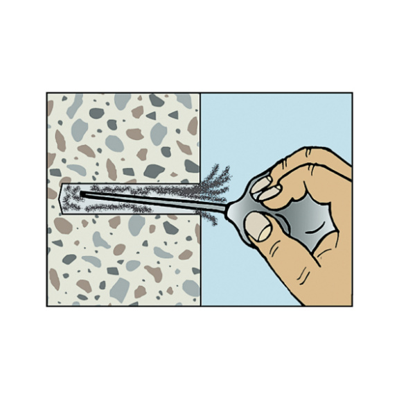 Stud anchor B, galvanised - Stud anchor B, zinc-plated, clamping thickness 60 mm, ETA approval, M 16 x 180