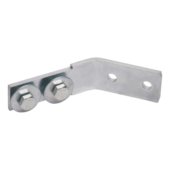 recamo pre-assembled zinc-plated brackets - recamo bracket, type 38, galvanised 105 x 75 mm 135°