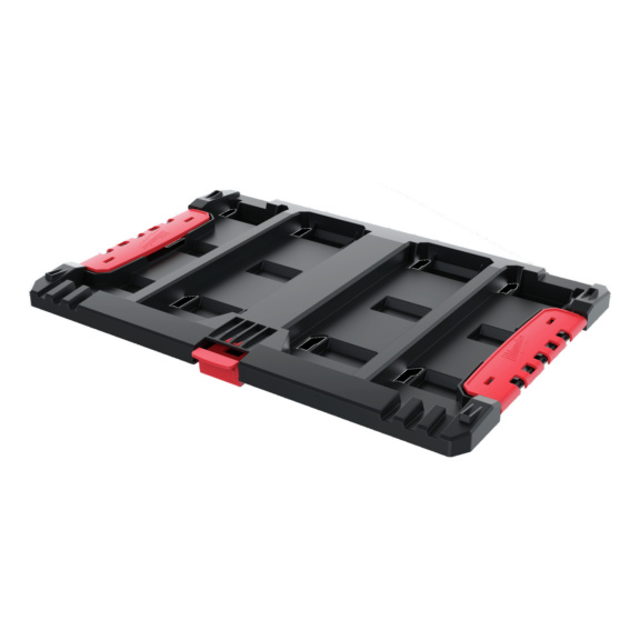 Modulares Aufbewahrungssystem Zubeh&ouml;r Milwaukee PACKOUT - Milwaukee PACKOUT Adapter - Verbindung PACKOUT Koffer mit HD Box