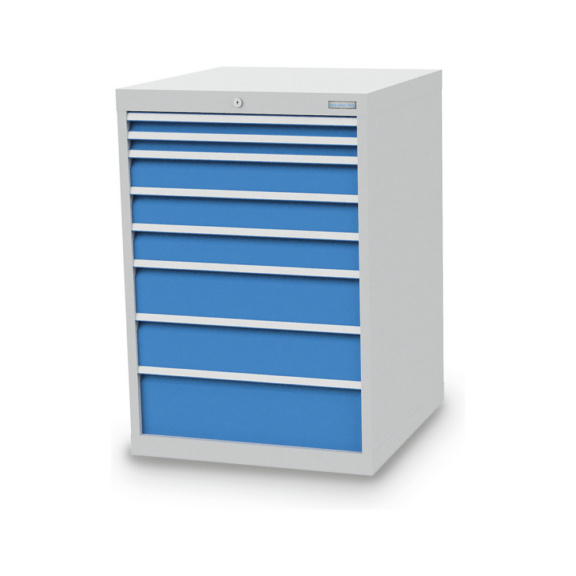 Schubladenschränke Tiefe 736 mm - Schubladenschrank 705x736x1019 mm (BxTxH) mit 8 Schubladen