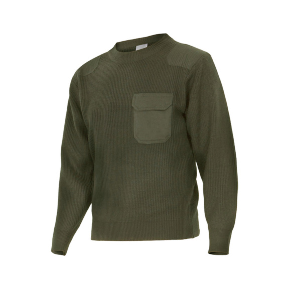 WORKER Andorra - ADVANCE - Ribbed knitted jersey. 100% acrylic khaki size XL